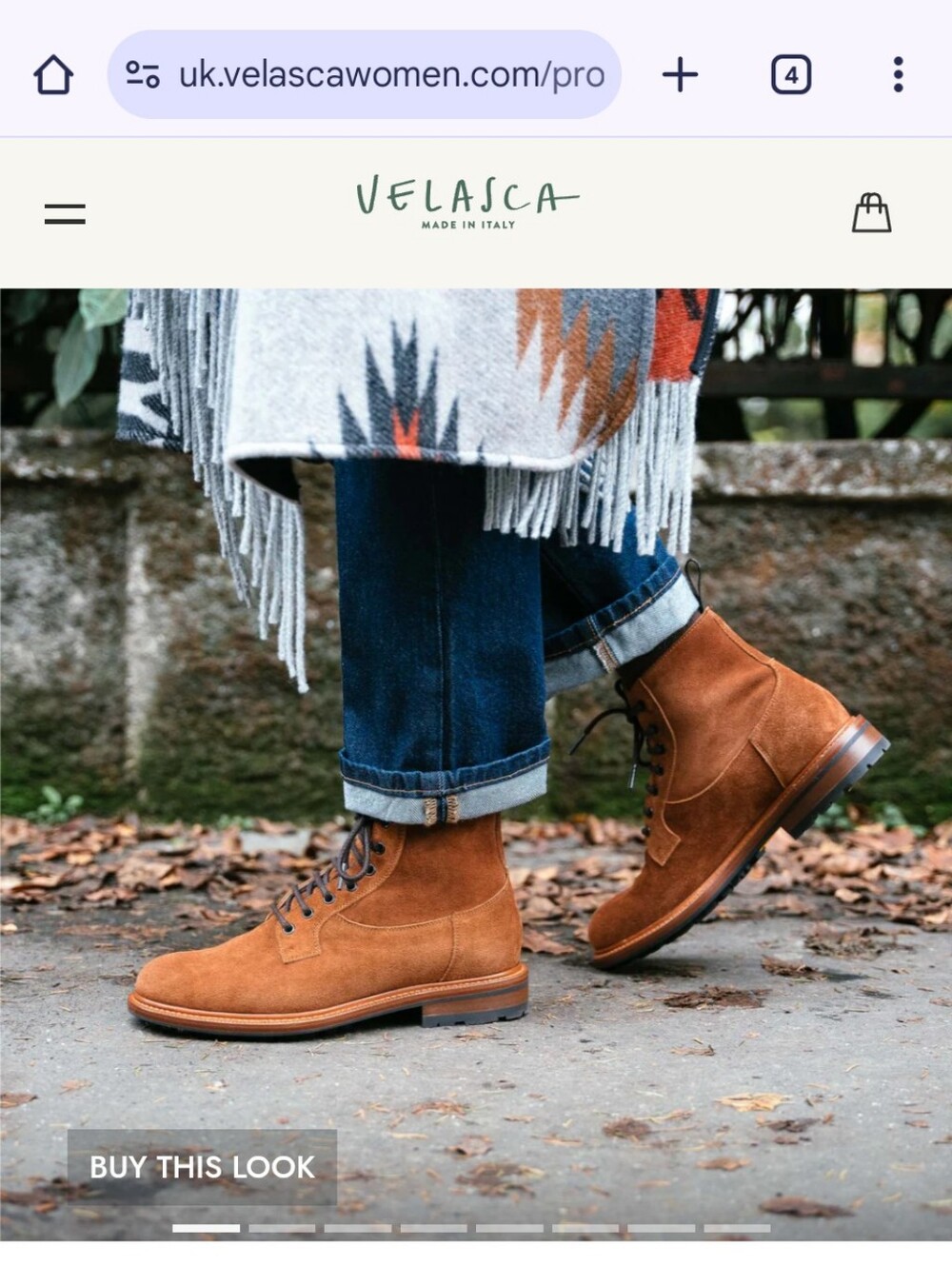 Velasca Giasee Suede Boot 8.5/39